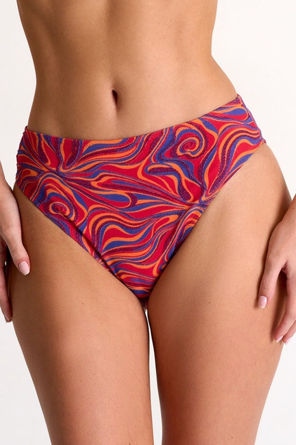 Shan Zoe Stylish Mid-Rise Bikini Bottom
